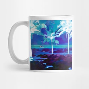 White Palms at the Beach Mug